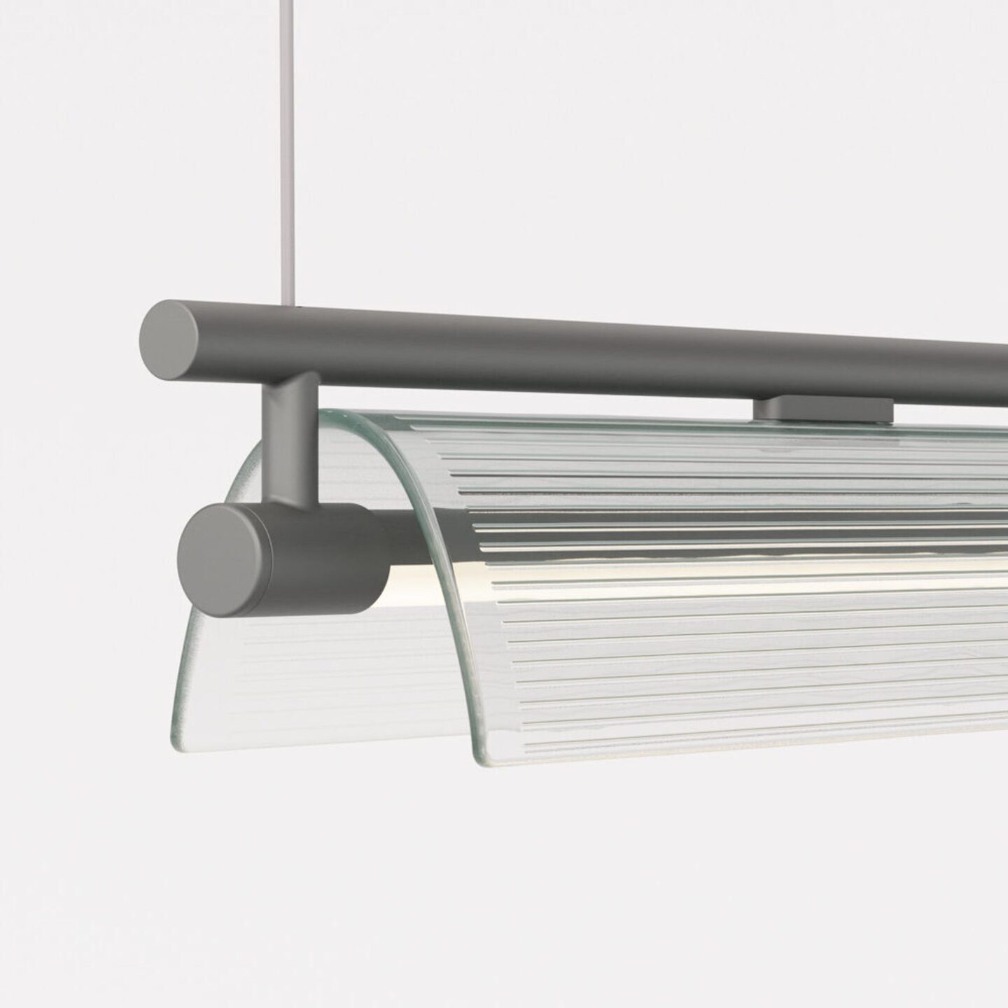 Torii Linear 063 Ribbed Clear & Silver Grey